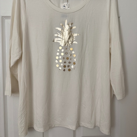 Tommy Bahama  /pull over Crew neck 3/4 sleeves - size XL - Picture 3 of 3